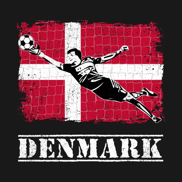 Denmark Soccer Goalie Goal Keeper Shirt by zeno27