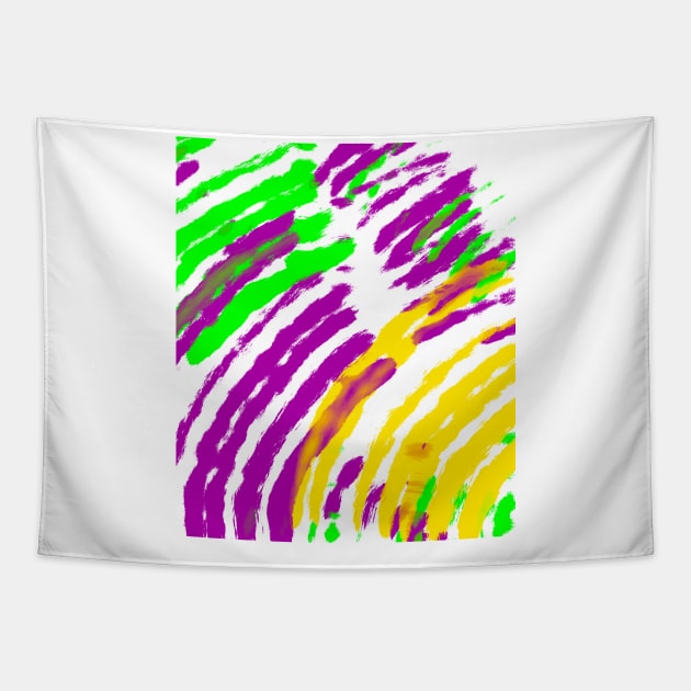 Mardi Gras Abstract Tapestry by Stephanie Kennedy 