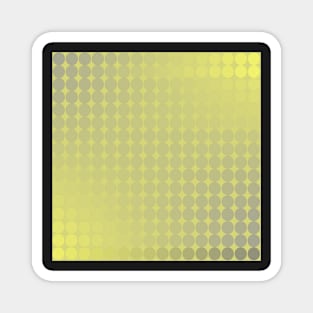 Pattern of yellow and green circles Magnet