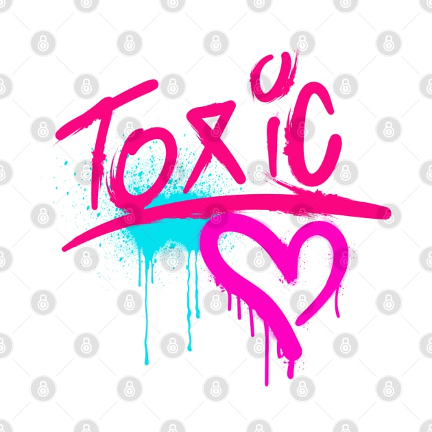 Toxic Love Graffiti Heart Tee! by SocietyTwentyThree