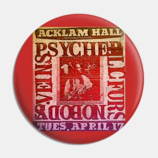 Psychedelic Poster Art Pin