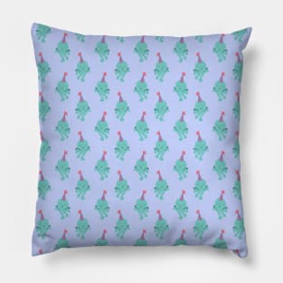 Kissy Face Party Octopus Pattern Pillow