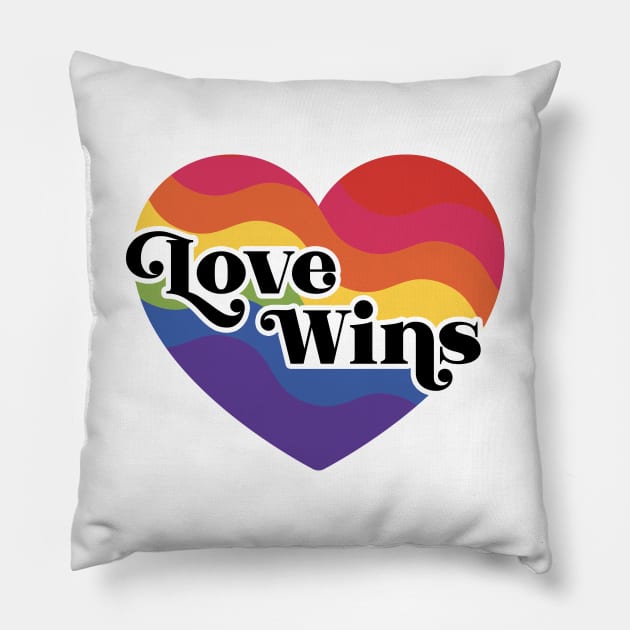 Love Wins Pillow by lavenderhearts