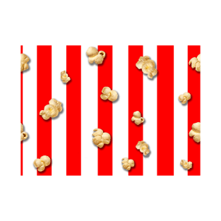 Funny Popcorn Pattern T-Shirt