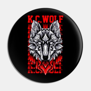 kc wolf Pin