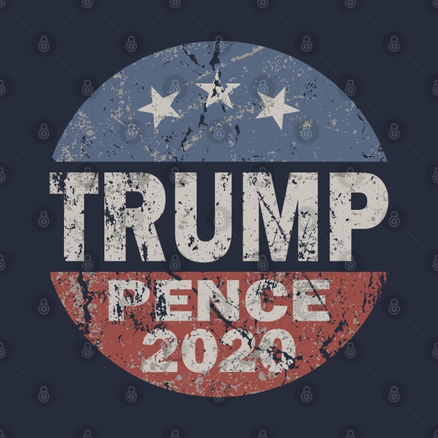 Vintage Trump Pence 2020 by Etopix