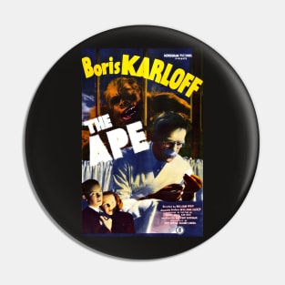 Classic Horror Movie Poster - The Ape Pin