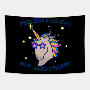 Feeling Magical But Also Stabby Tapestry