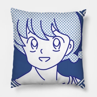 Ranma Saotome White Circle Pillow