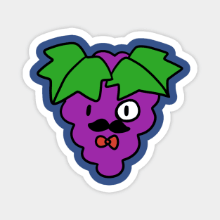 Fancy Grapes Magnet