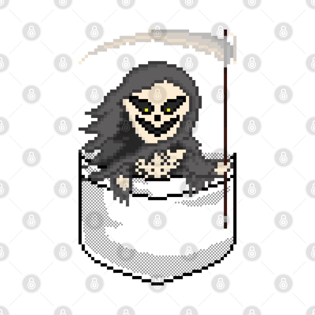 Pixel Pocket Yellow Eyes Grim Reaper by gkillerb