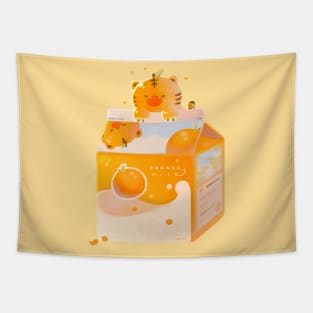 Orange Juice Tapestry