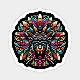 Colorful Native American Icon Magnet