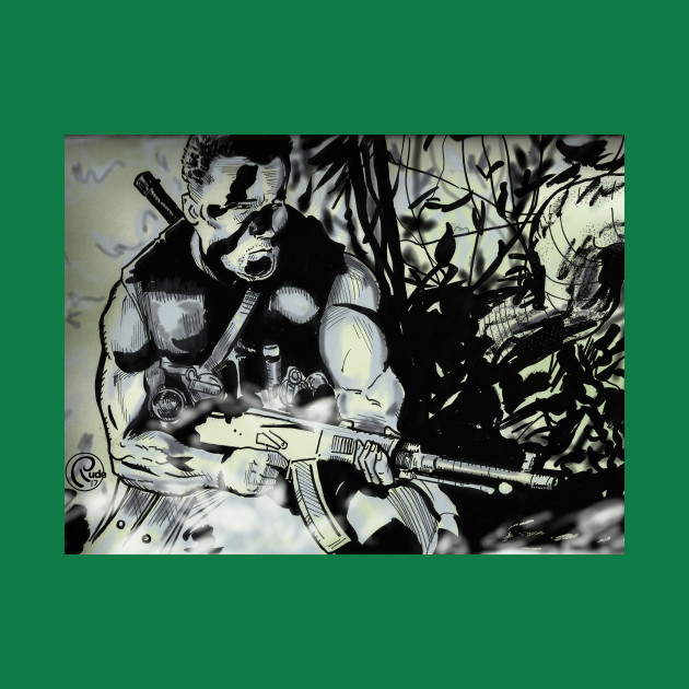 get to the choppa arnold schwarzenegger