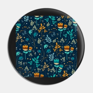 Floral Night Pattern | Urban Finery Pin