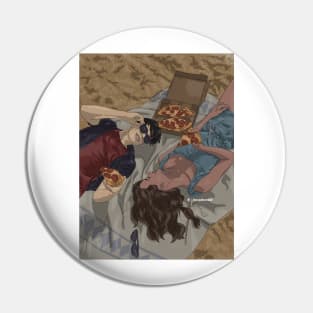 Zuko and Katara's pizza date on the beach Pin