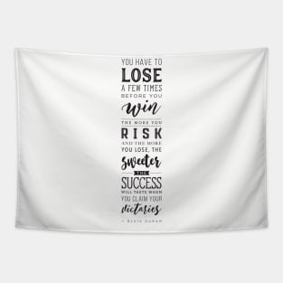 Elvis Duran Quote Tapestry