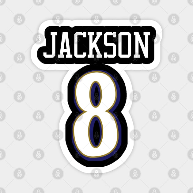 Jackson Ravens Magnet by Cabello's