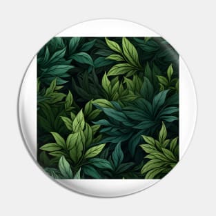 Green Leaves Pattern 13 Pin