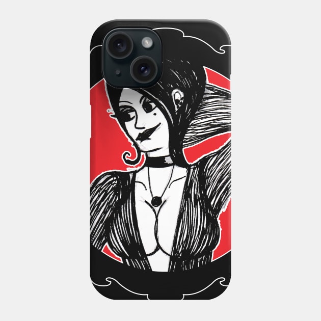 Elvira Addams Phone Case by PoesUnderstudy