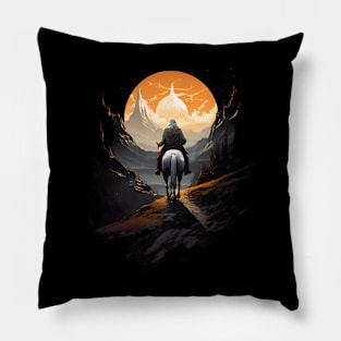 Gandalf Riding Horse Pillow