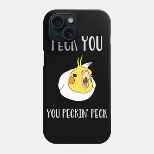 peck peckin lutino cockatiel Phone Case