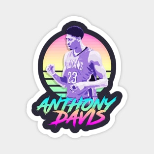 Anthony Davis Retro Futuristic Aesthetic Magnet