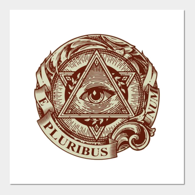 E Pluribus Unum E Pluribus Unum Affiche Et Impression D Art Teepublic Fr