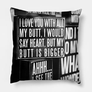 I love you with all Pillow