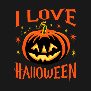 I Love Halloween T-Shirt