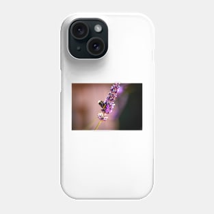 Lavender and bumblebee Phone Case