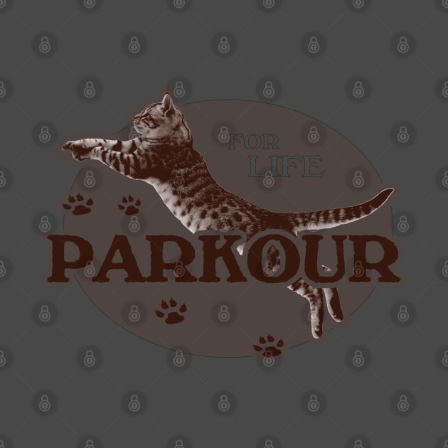 Just Like the Cat - Natural Born Parkour by tatzkirosales-shirt-store