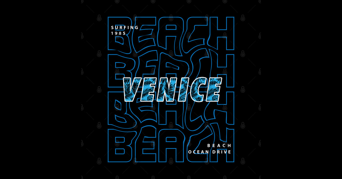 Venice beach party Venice TShirt TeePublic