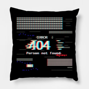 error 404 gaming Pillow