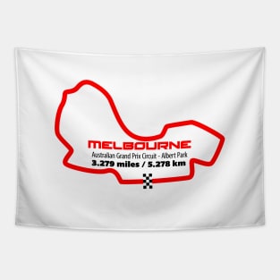 Melbourne Track Graphic Tapestry