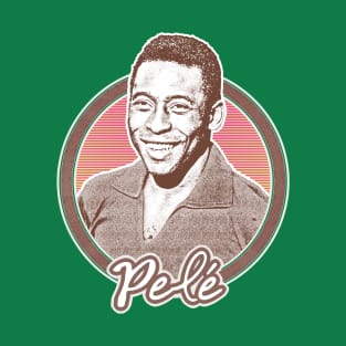 Pelé /// Retro Style Fan Art Design T-Shirt