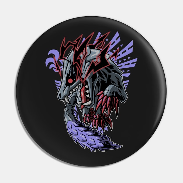 Ebony Odogaron | Monster Hunter Pin by YhaniDoriasArts