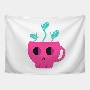 Skull and Beans Tapestry