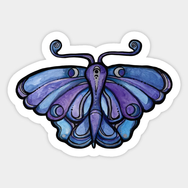 Moth Sticker Decal Witchy Stickers Luna Moth Sticker -  Canada in 2023