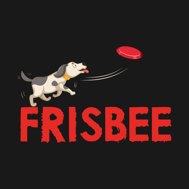 Frisbee Discs Disc Dog Dogs Player Motif by SpruchBastler