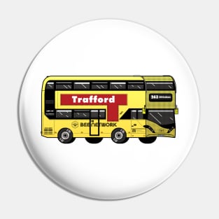 Trafford Transport for Greater Manchester (TfGM) Bee Network yellow bus Pin