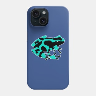 Poisonous Green Black Frog Phone Case