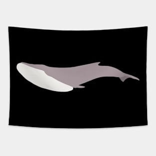 Minimalist Color Block Whale Tapestry