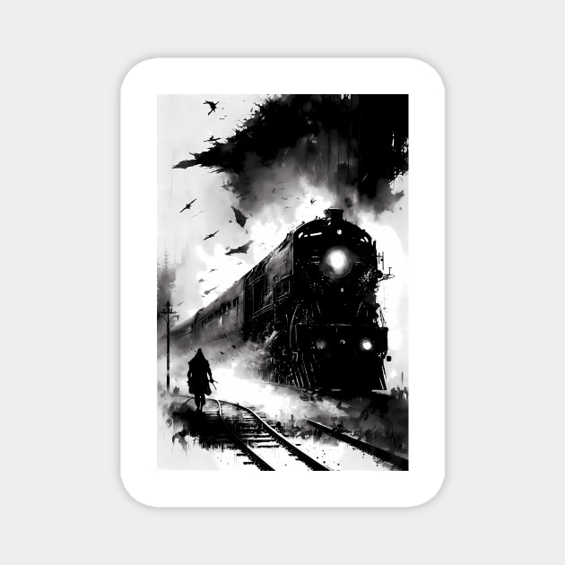 Haunting Polar Express Magnet by TortillaChief