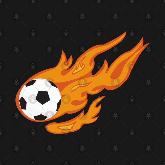 Soccer Fire Football by Onceer