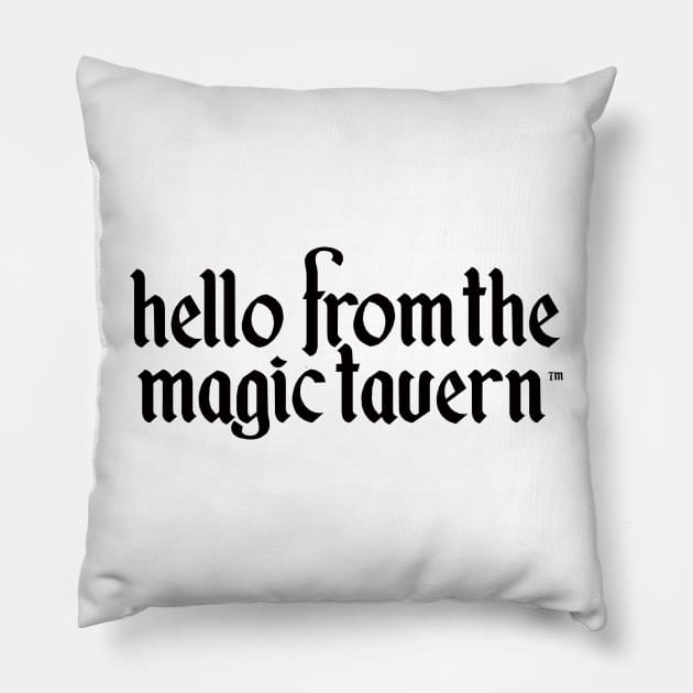 HFTMT logo Pillow by Hello From the Magic Tavern