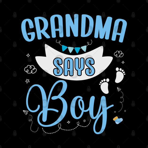 Grandma says Boy cute baby matching family party by ARTBYHM