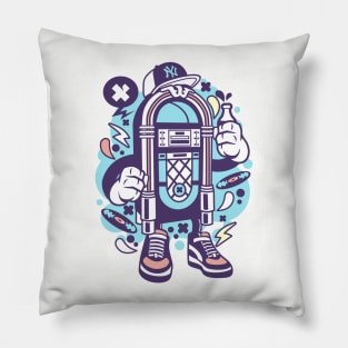 Jukebox Junkie Pillow