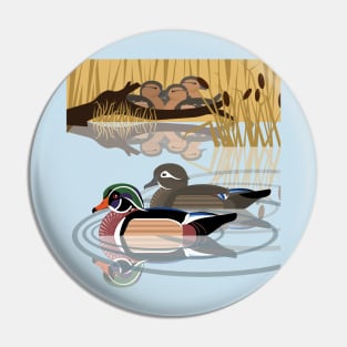 Carolina wood duck Pin