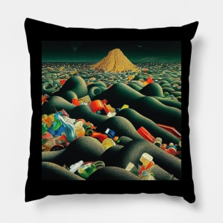 trash heap Pillow